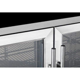 KingsBottle 260-Can Capacity (11.12-cu ft) Commercial Stainless Built-In/Freestanding Beverage Center