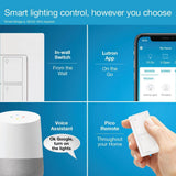 Caseta Wireless Smart Lighting On/Off Switch and Remote Kit for All Bulb Types, White - Super Arbor