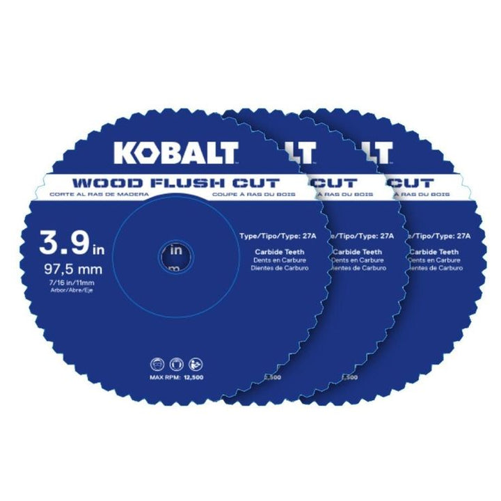 Kobalt 3-Pack 4-in High-Speed Steel Circular Saw Blade Set
