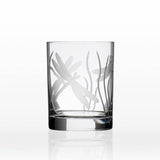 Dragonfly 14 oz. Clear Double Old Fashioned Glass (Set of 4)