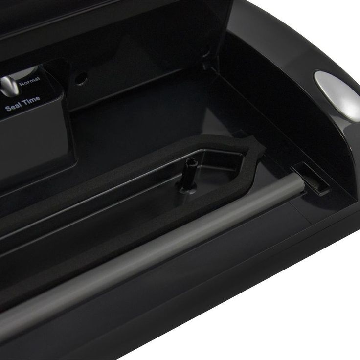 Black Food Vacuum Sealer with Bag Cutter
