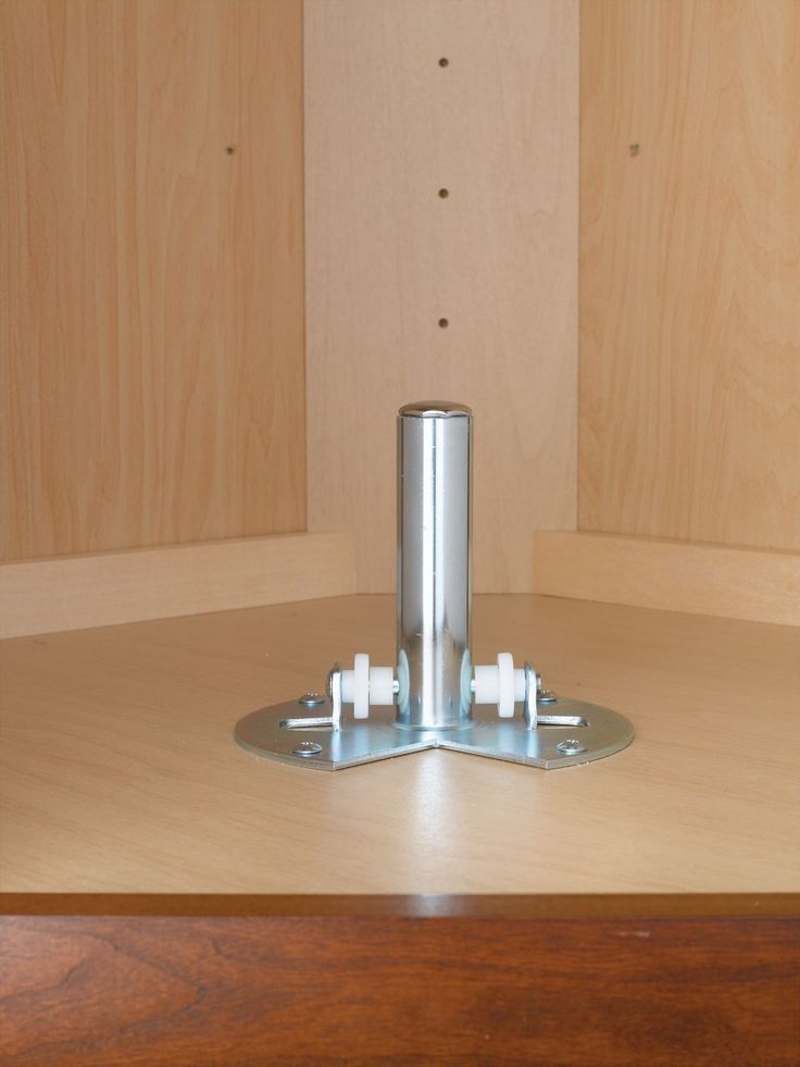 Rev-A-Shelf 24 in White Polymer Full Circle Lazy Susan w/bottom mount