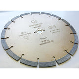 Whirlwind USA 9 in. 16-Teeth Segmented Diamond Blade for Dry or Wet Cutting Concrete, Stone, Brick and Masonry