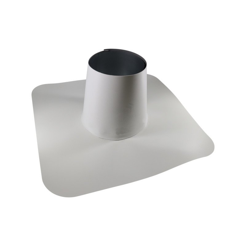 Flashco PVC Pitched Roof Base Boot Flashing, 8 in, White (17FCBBP8WH)