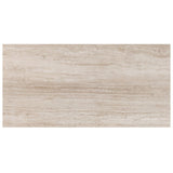 Nashville Taupe Beige 12x24 Polished Porcelain Tile - Travertine Look