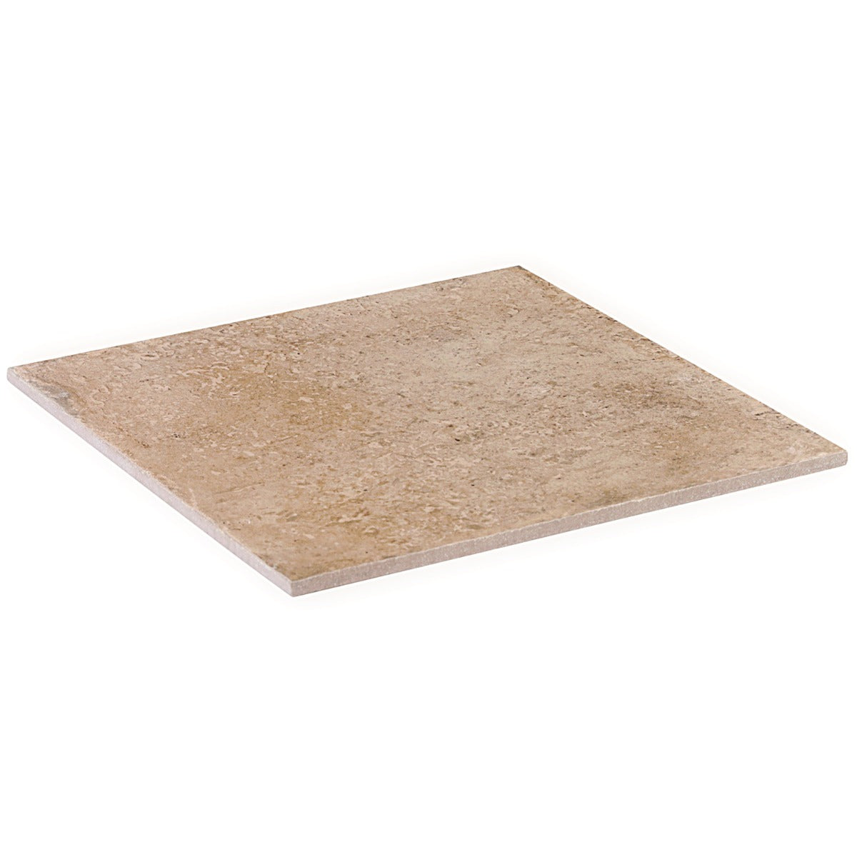 Seville Delfi Beige 12x12 Matte Porcelain Tile - Travertine Look