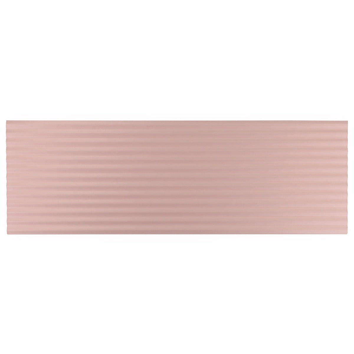 Lux Tile Mod 3D Blush Pink 12x36 Fluted Matte Ceramic Tile