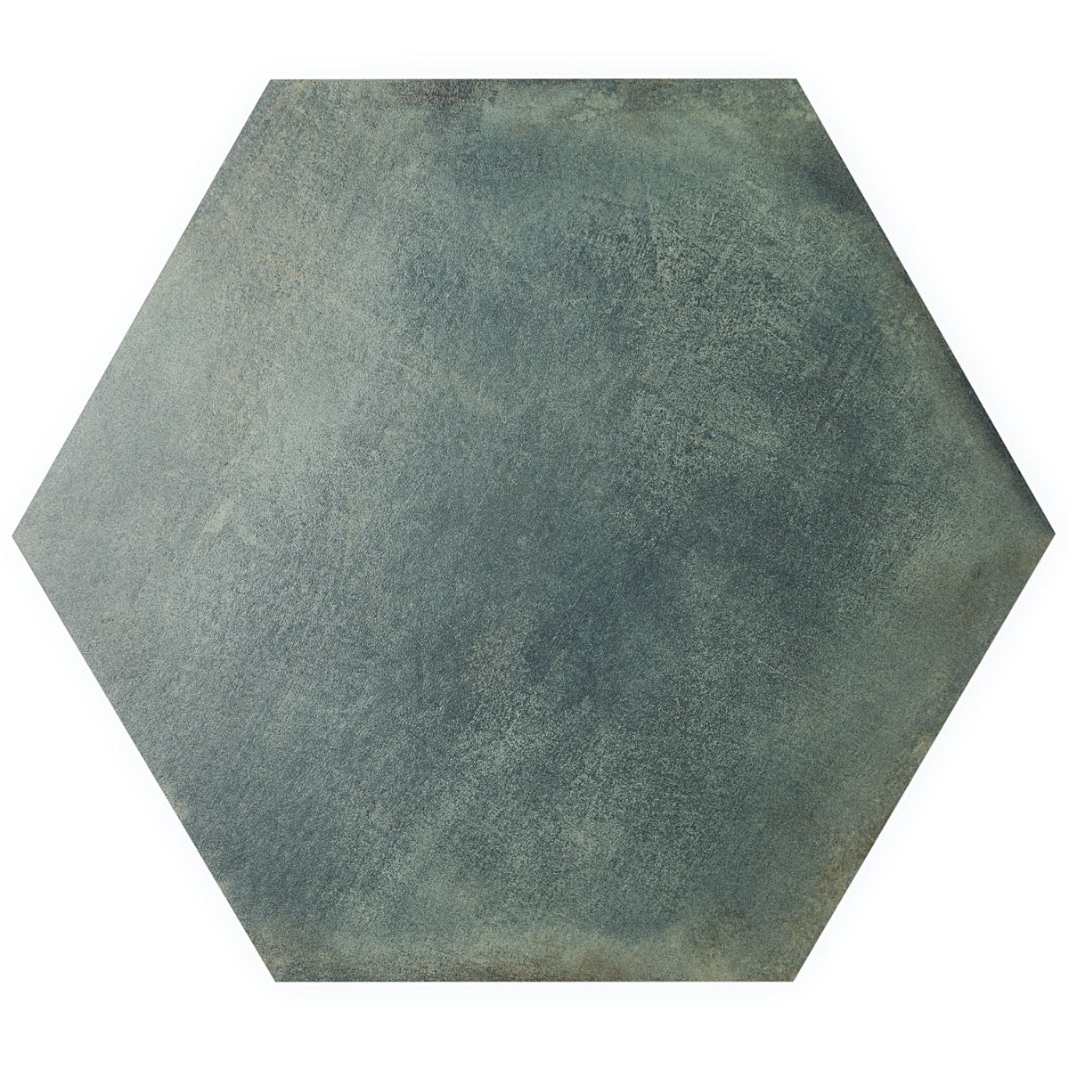Angela Harris Flatiron Aquamarine 20" Hexagon Matte Porcelain Tile