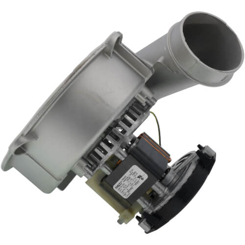 Rheem 70-24157-03 blower motor - side view (Voltage: 115V; RPM: 3000)