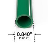 1/2 in. x 5 ft. Furniture Grade Schedule 40 PVC Pipe in Green (2-Pack) - Super Arbor