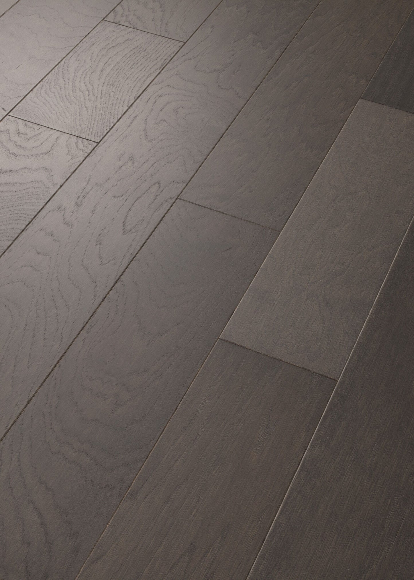 Shaw Hickory Boulder hardwood flooring — color and finish detail