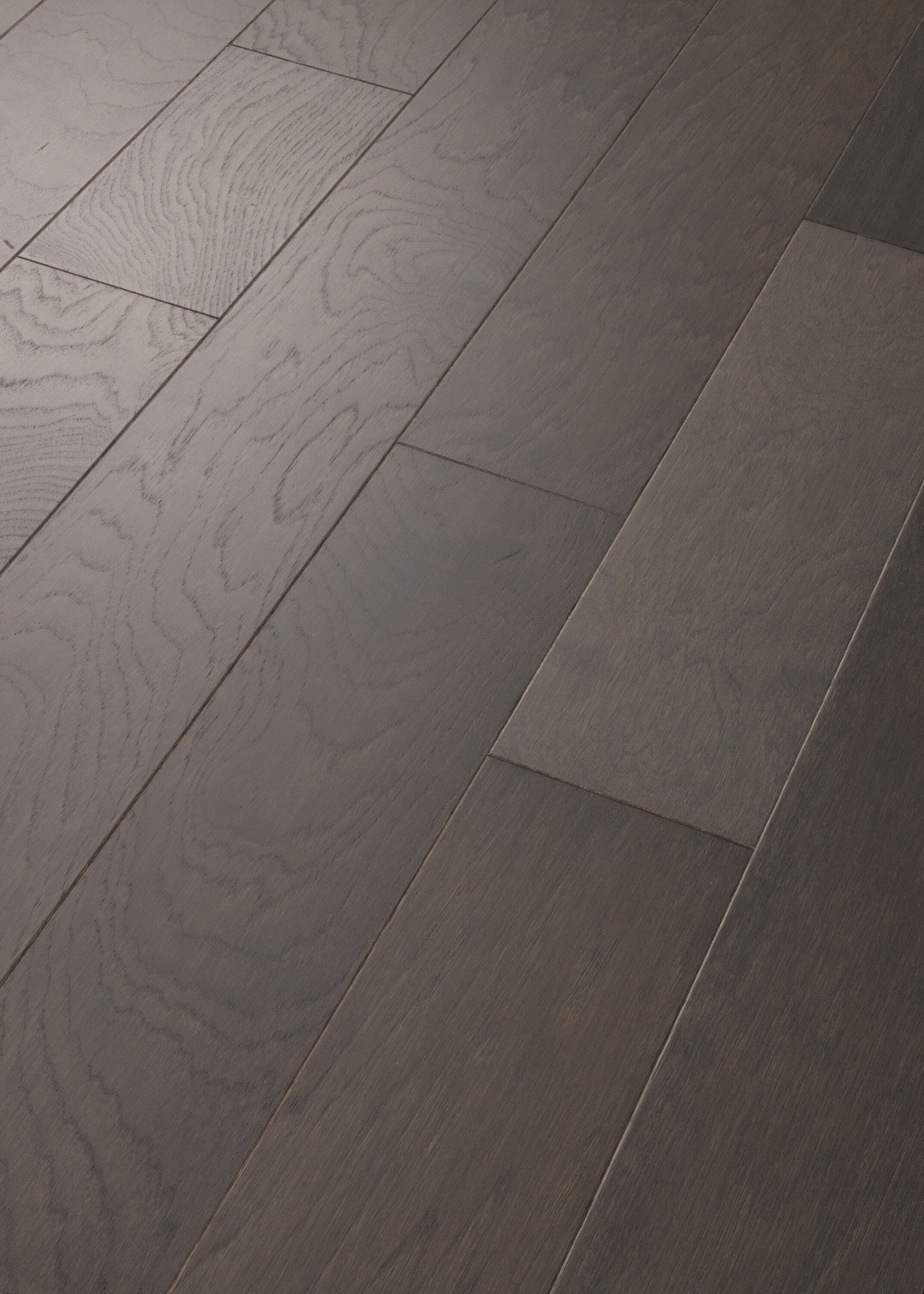 Shaw Hickory Boulder hardwood flooring — color and finish detail