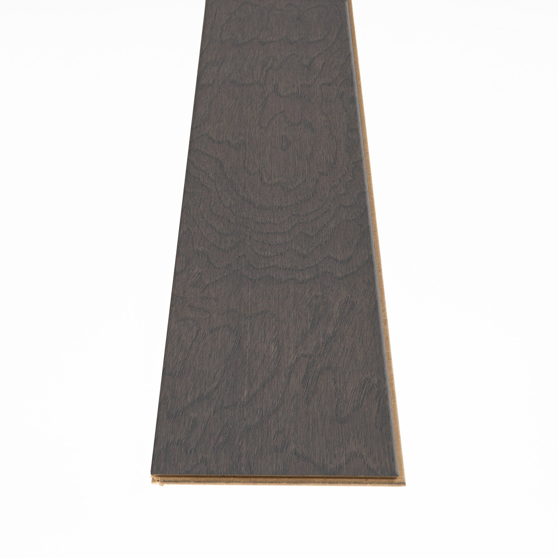 Shaw Hickory Boulder hardwood flooring — detail view