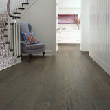 Shaw Hickory Bismarck hardwood flooring — installed room view