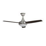 Harbor Breeze Beach Creek 52-in Brushed Nickel LED Indoor Ceiling Fan with Remote (3-Blade)