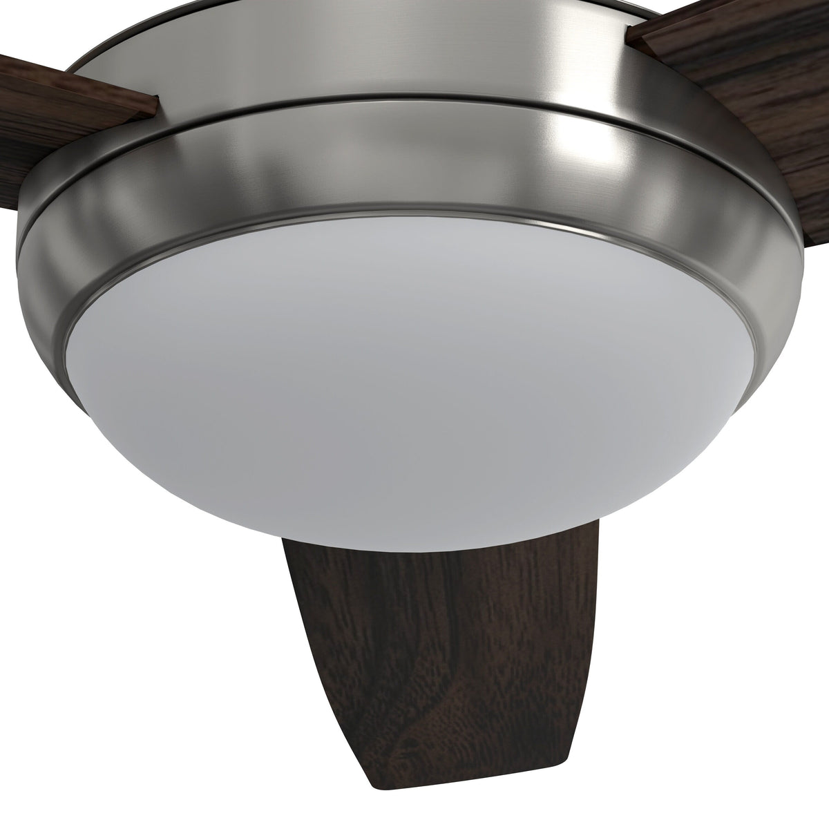 Harbor Breeze Beach Creek 52-in Brushed Nickel LED Indoor Ceiling Fan with Light Kit and Remote (3-Blade)