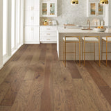 Shaw Hickory Jennings hardwood flooring — installed room view