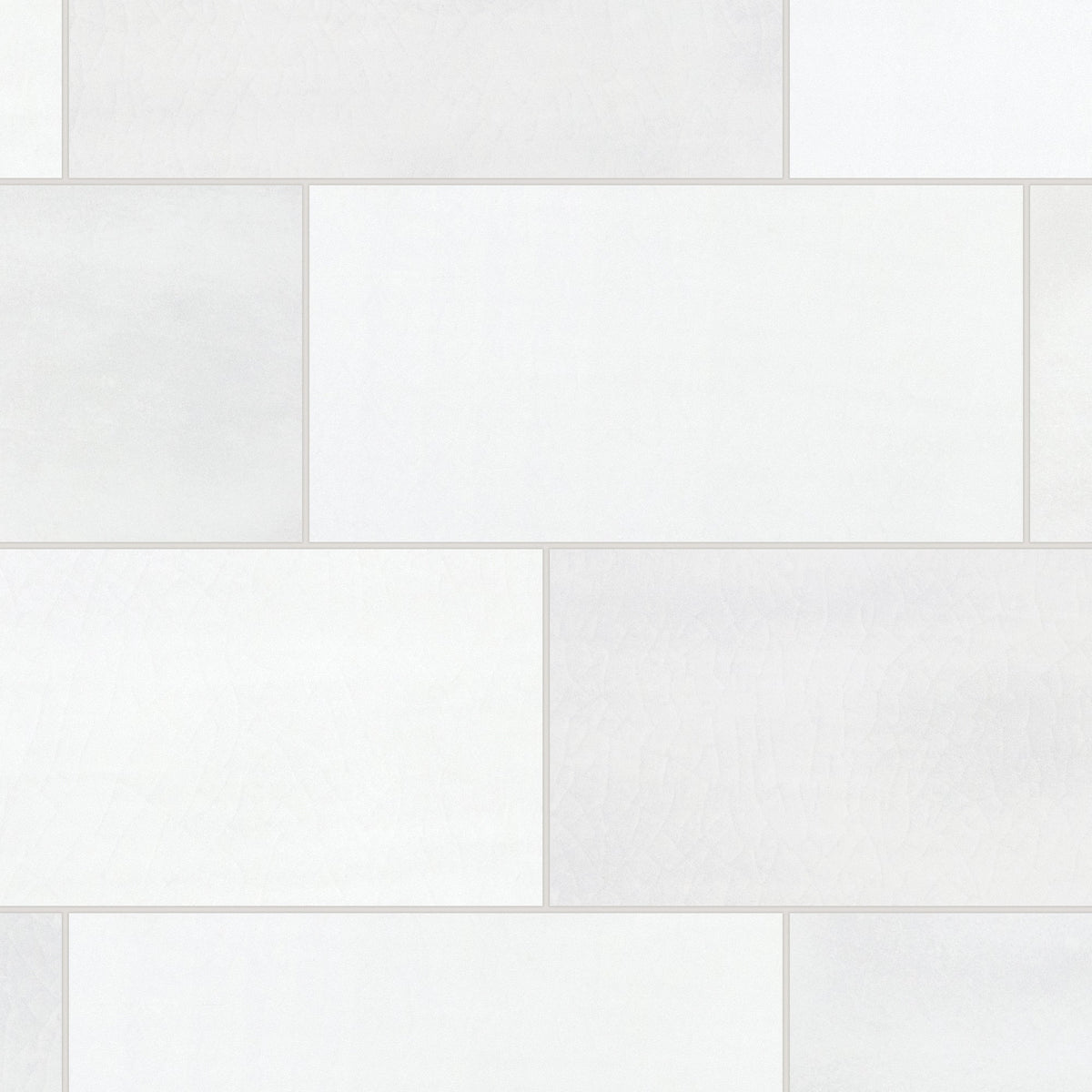 SUNWINGS White Mixed 3-in x 6-in Matte Composite Subway Peel and stick Mosaic Wall Tile product image