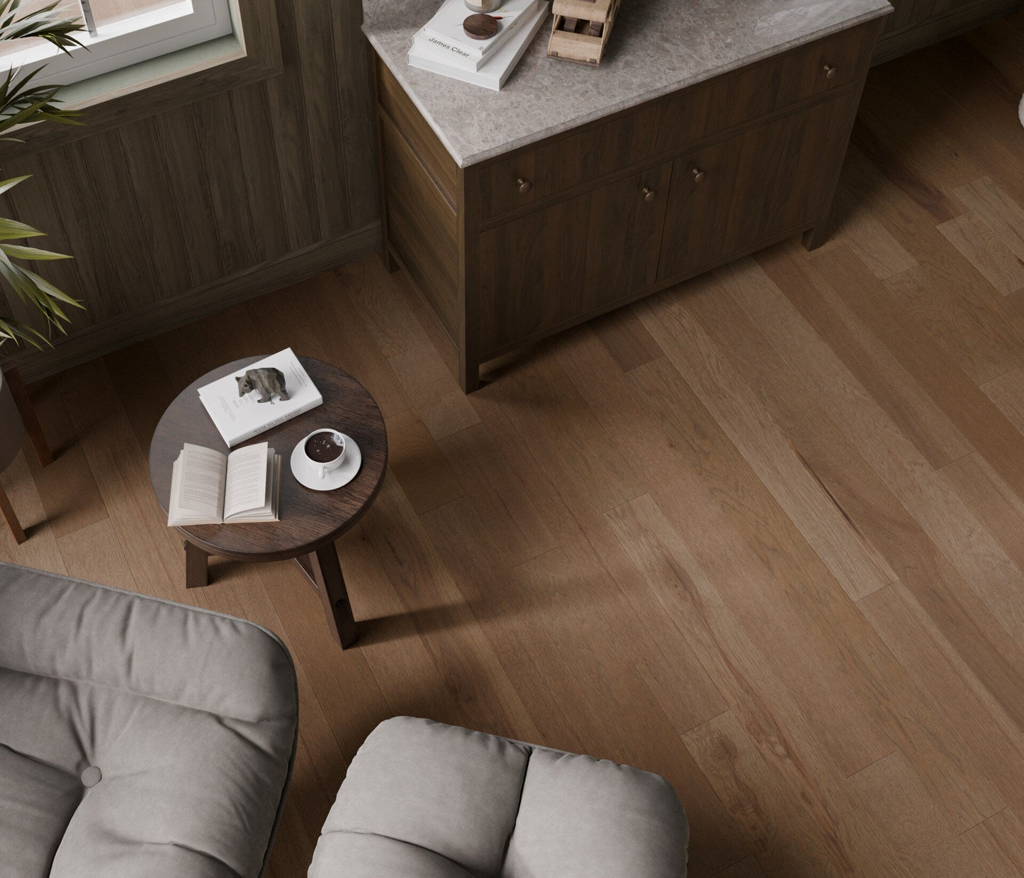 Shaw Hickory Sable hardwood flooring — view 13