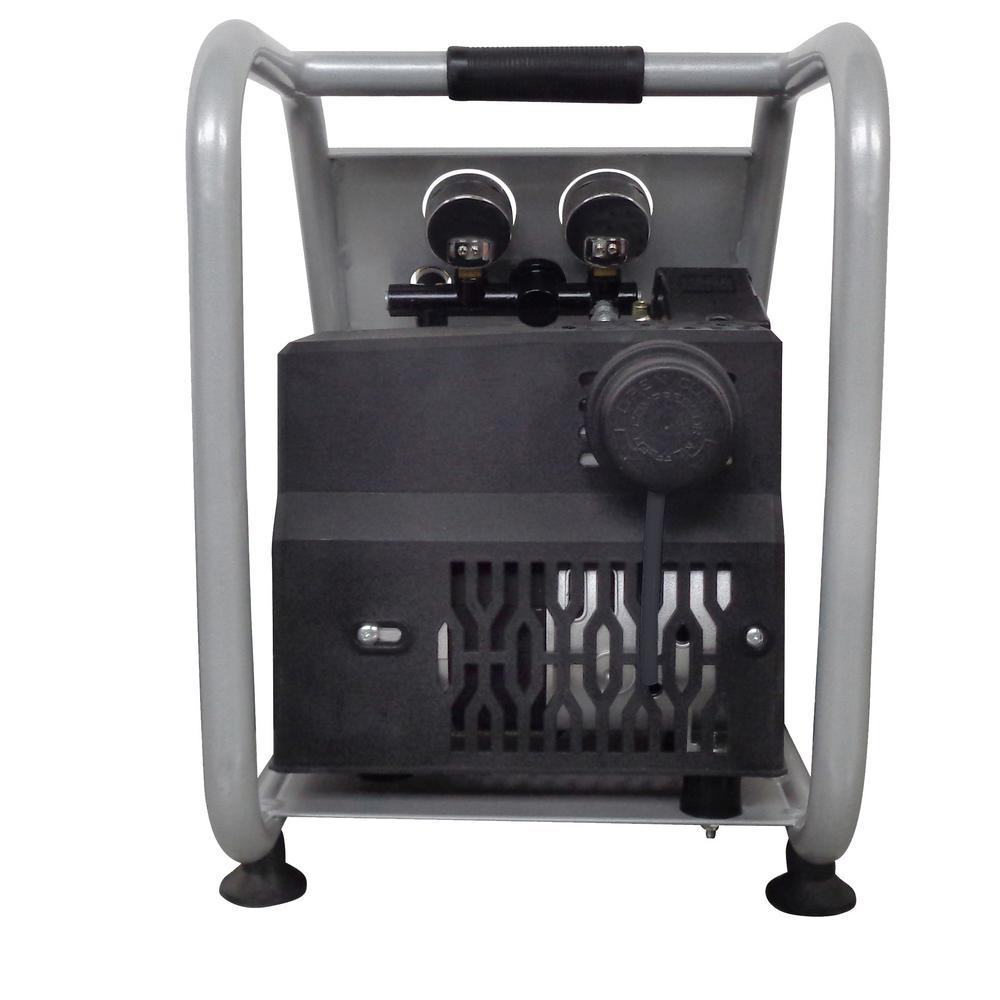 1.0 Gal. Light and Quiet Steel Tank Electric Portable Air Compressor with Panel - Super Arbor