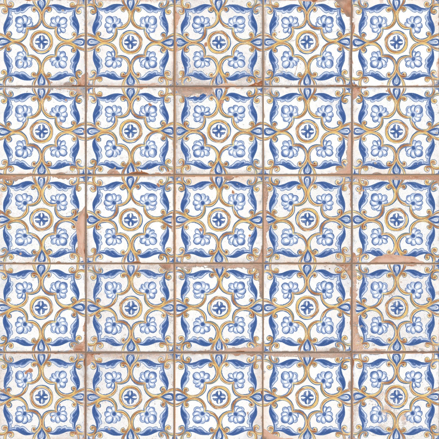 Affinity Tile Kings Campania Atrani 13-in x 13-in Multi-finish Ceramic Patterned Floor and Wall Tile product image