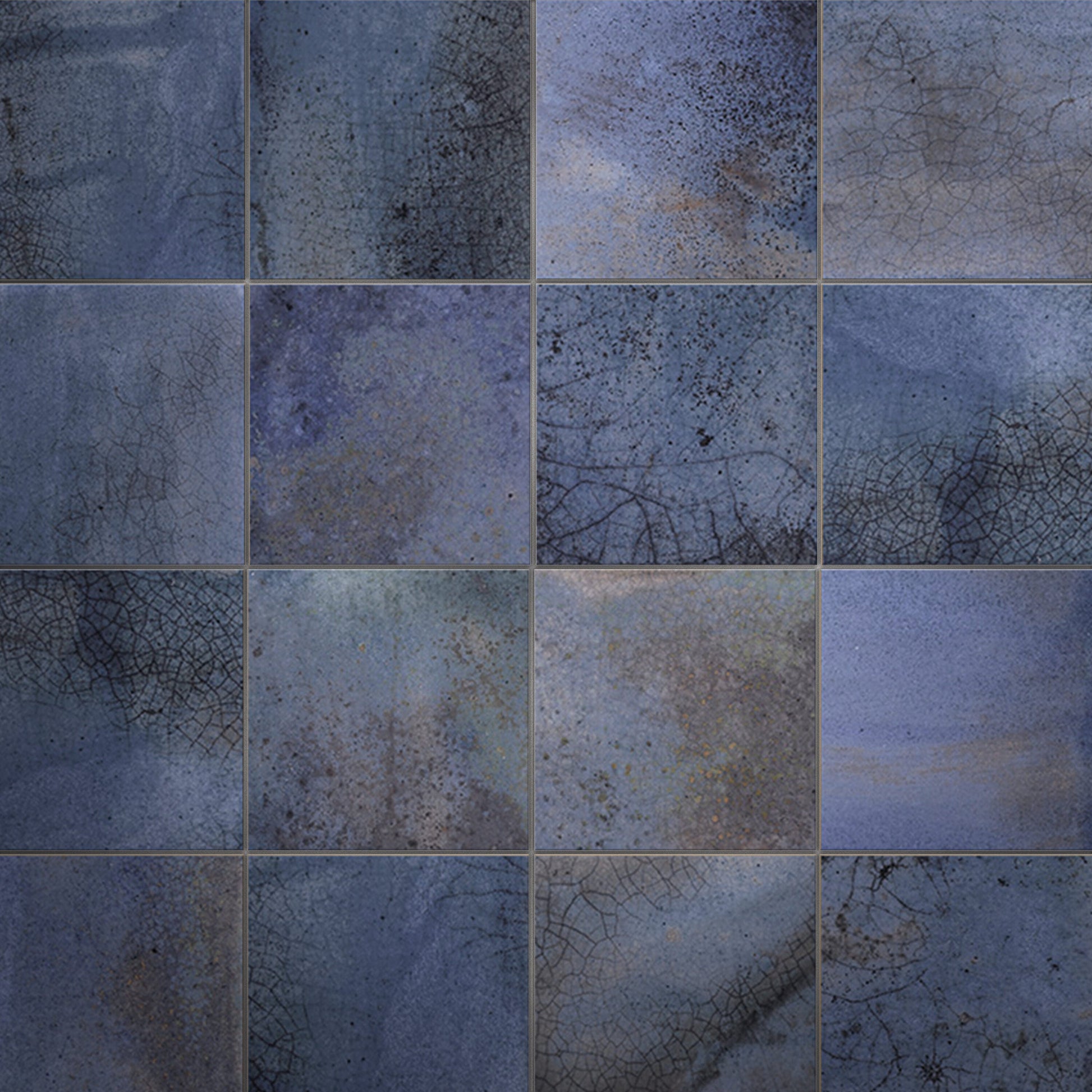 Affinity Tile Kings Sea Blue 13-in x 13-in Multi-finish Ceramic Floor and Wall Tile product image