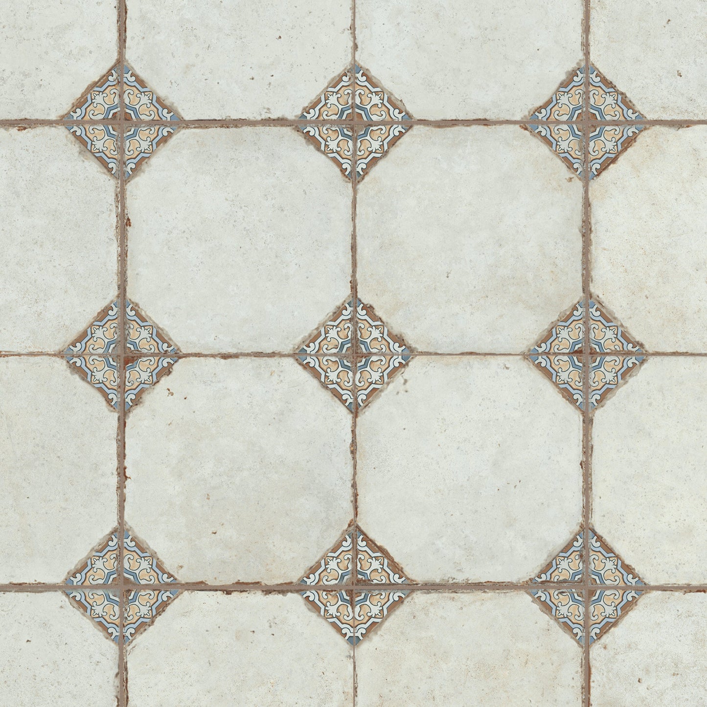Affinity Tile Kings Field Brown 18-in x 18-in Multi-finish Porcelain Patterned Floor and Wall Tile product image