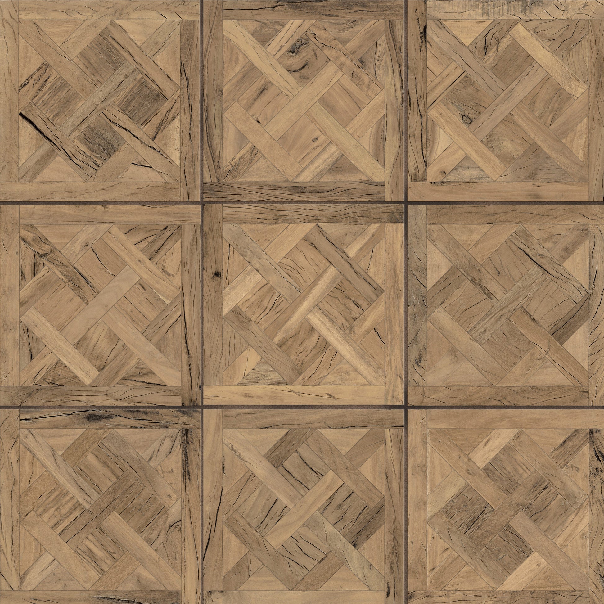 Affinity Tile Kings Forest Lattice Natural 18-in x 18-in Matte Ceramic Wood look Floor and Wall Tile product image