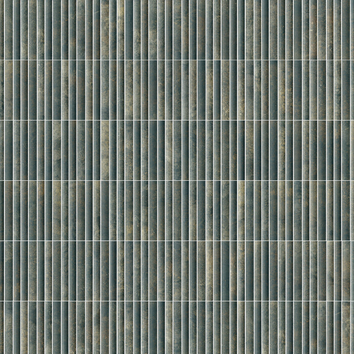 Affinity Tile Rubik Verde 6-in x 12-in Glossy Ceramic Cement look Wall Tile product image