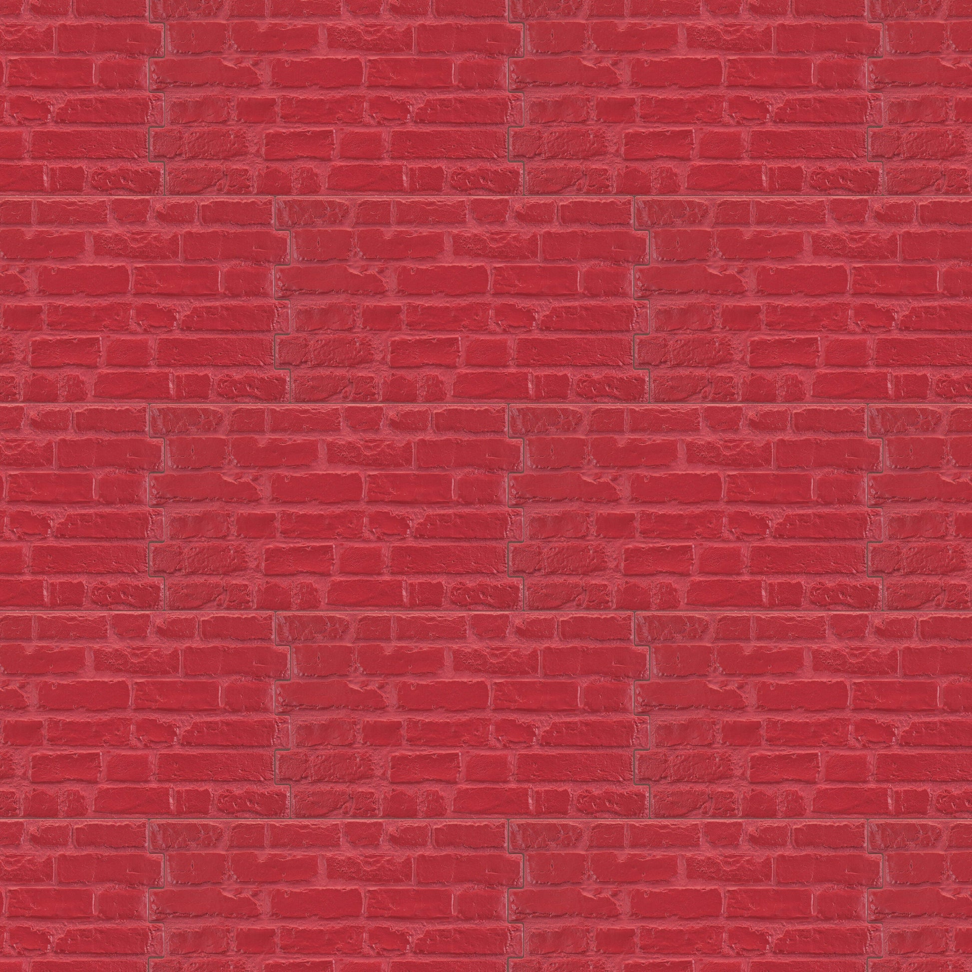 Affinity Tile Manhattan Rojo 12-in x 21-in Matte Porcelain Brick look Multi-shaped Wall Tile product image