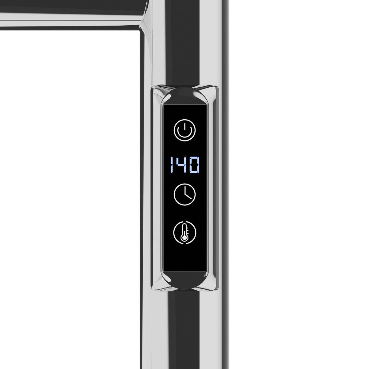 ANZZI Polished Chrome Plug-In Wall-Mount Towel Warmer, 23.62 in W x 39.09 in L x 9.53 in H