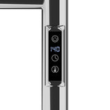 ANZZI Polished Chrome Plug-In Wall-Mount Towel Warmer, 23.62 in W x 39.09 in L x 9.53 in H