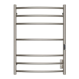 ANZZI Brushed Nickel Plug-In Wall-Mount Towel Warmer, 31.5 x 23.6 in, 7-Bar