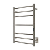 ANZZI Brushed Nickel Plug-In Wall-Mount Towel Warmer, 31.5 x 23.6 in, 7-Bar