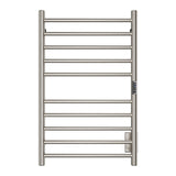 ANZZI Brushed Nickel Plug-In Wall Mount Towel Warmer, 20.08 W x 31.5 H x 4.41 D