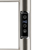 ANZZI Brushed Nickel Plug-In Wall Mount Towel Warmer, 20.08 W x 31.5 H x 4.41 D