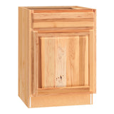 Diamond NOW Denver 24-in W x 35-in H x 23.75-in D Natural Door and Drawer Base Stock Cabinet