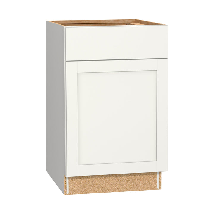 Diamond NOW Arcadia 21-in W x 35-in H x 23.75-in D TrueColor White Door and Drawer Base Stock Cabinet
