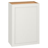 Diamond NOW Arcadia 24-in W x 36-in H x 12-in D TrueColor White Wall Cabinet, Shaker Door