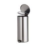 Style Selections 30-Liter Stainless Steel Steel Commercial Trash Can with Lid