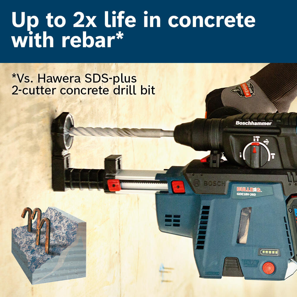 Bosch 1-1/2-in x 10-in SDS-plus Drill Chisel Mortising Bit