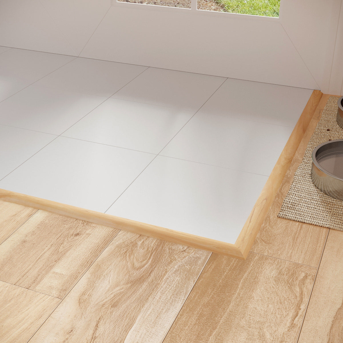 Cali Bamboo Blonde Ale 1.31-in x 72.83-in Vinyl Floor Reducer