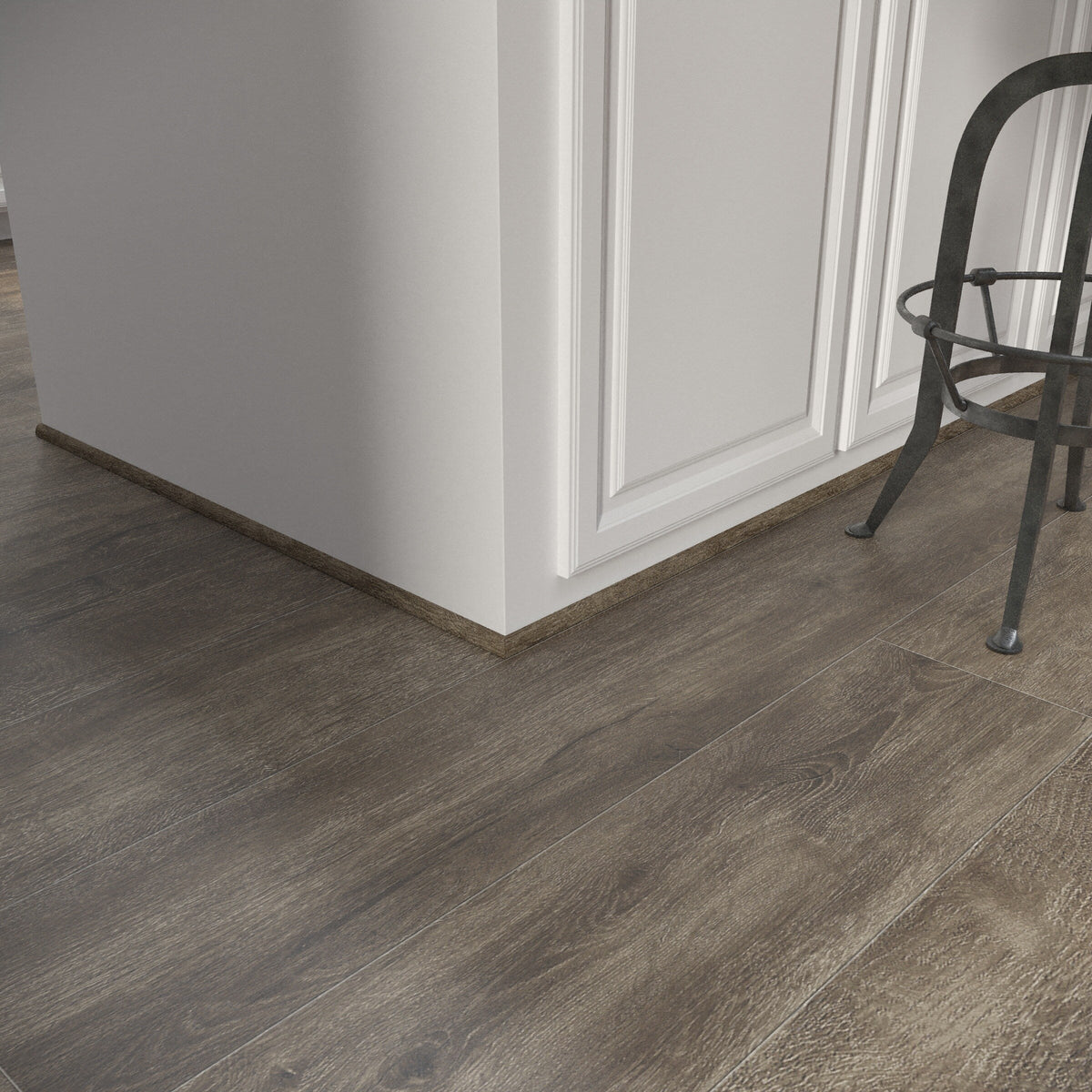 CALI 0.7-in x 72.83-in Offshore Oak Vinyl Floor Quarter Round