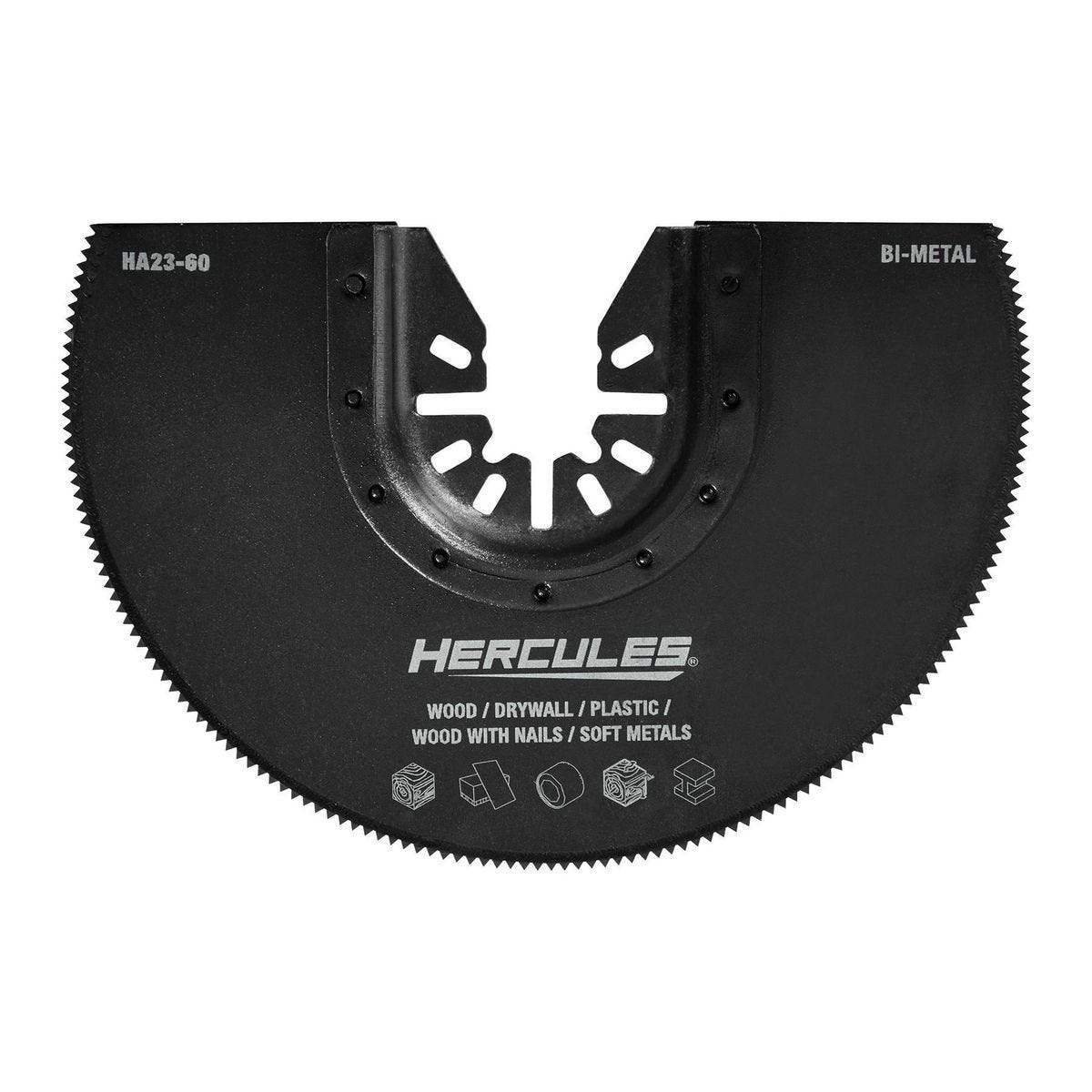 Hercules 4 in. Multi-Tool Bi-Metal Half-Moon Blade