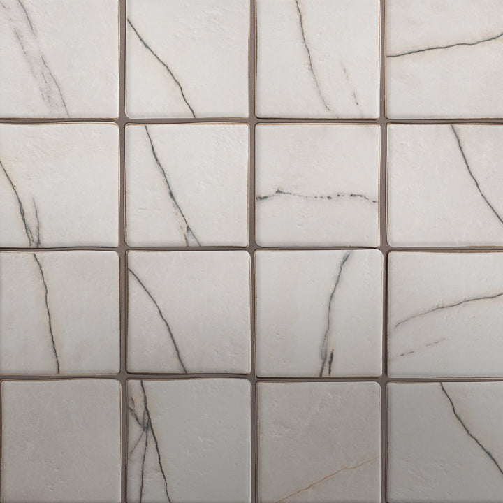 Affinity Tile Istanbul Day 5-in x 5-in Multi-finish Porcelain Marble look Floor and Wall Tile product image