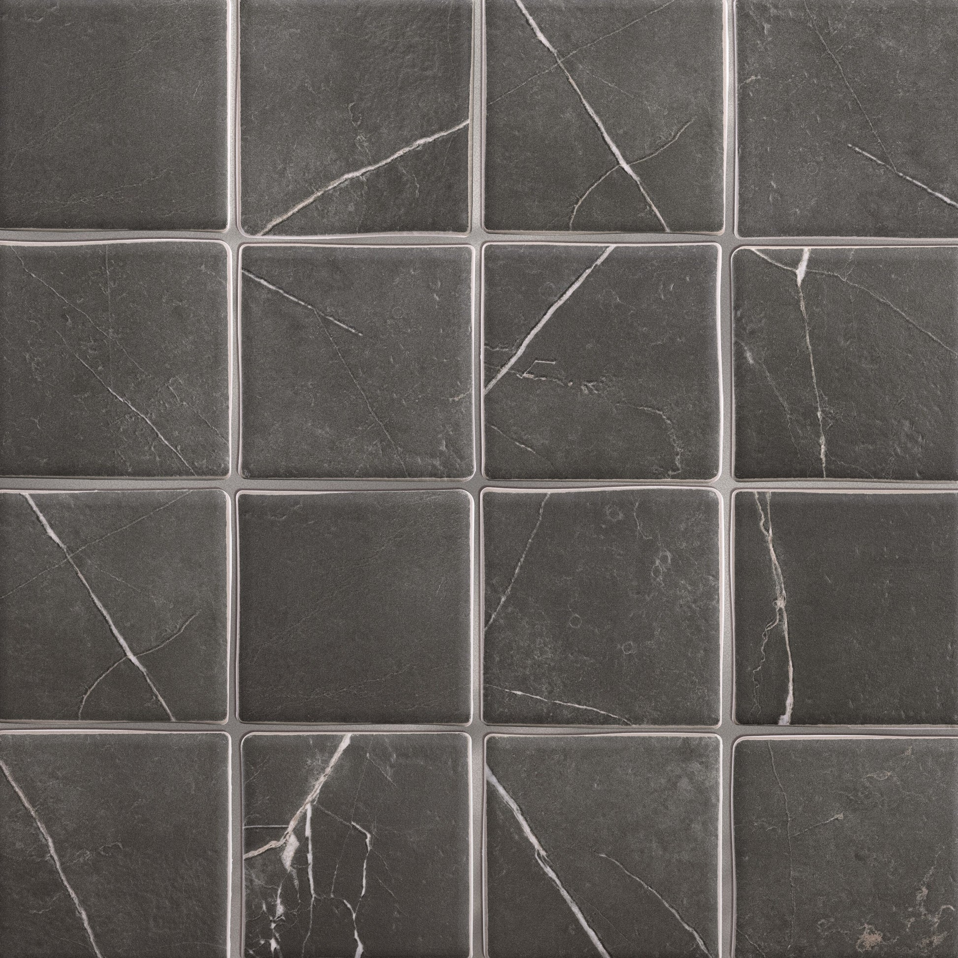 Affinity Tile Istanbul Night 5-in x 5-in Multi-finish Porcelain Marble look Floor and Wall Tile product image