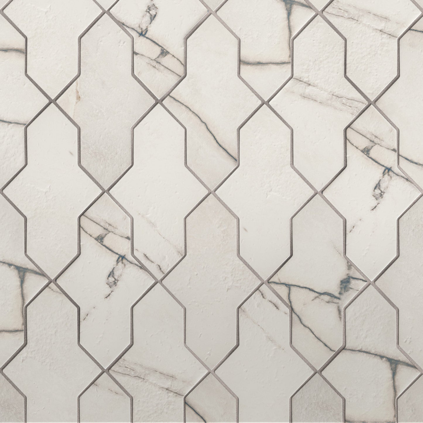 Affinity Tile Istanbul Shield Day 2-in x 8-in Multi-finish Porcelain Marble look Multi-shaped Floor and Wall Tile product image