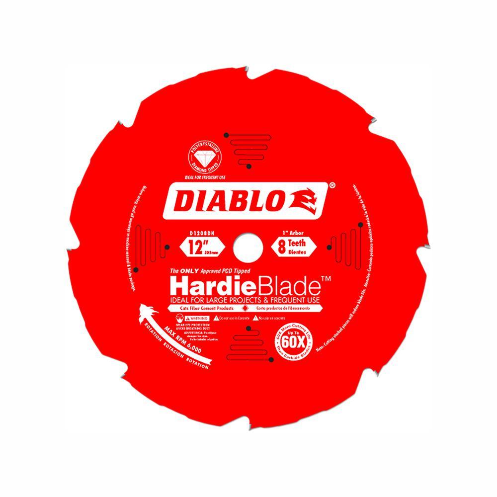 7-1/4 in. x 4-Teeth Polycrystalline Diamond (PCD) Tipped James Hardie/Fiber Cement Saw Blade - Super Arbor