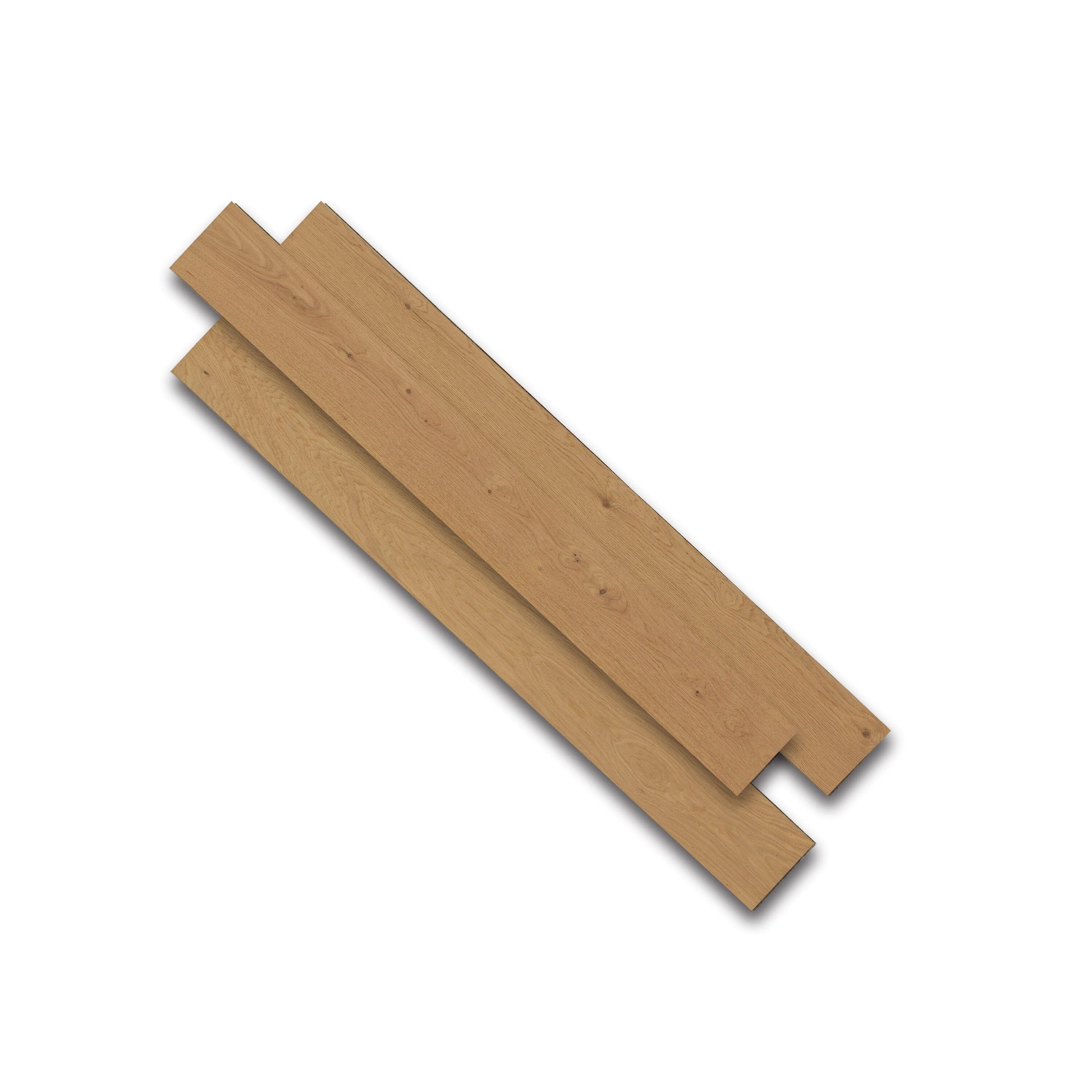 allen + roth Oak Lakeview Superior hardwood flooring — carton and plank detail
