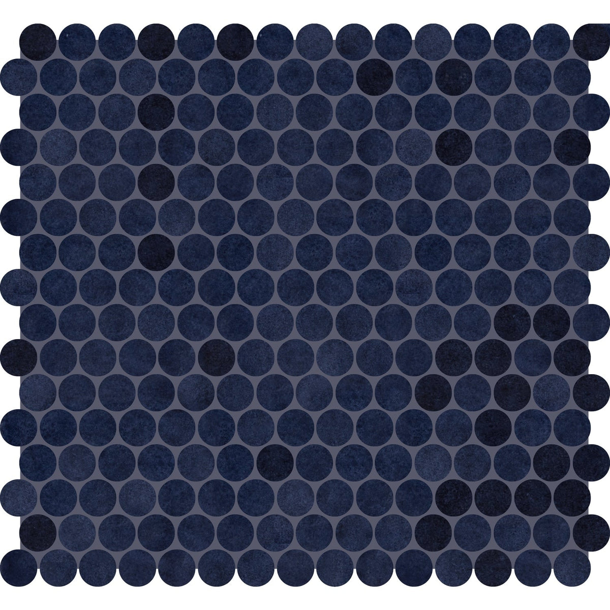 Daltile Handcrafted Artistry Ancient Sea 11-in x 13-in Matte Ceramic Handcrafted look Round Mosaic Floor and Wall Tile product image